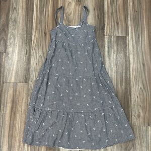 Madewell Black and White Checkered Dress